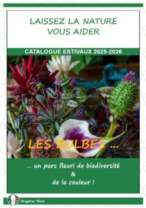 Notre catalogue de bulbes à fleurs estivaux 2025-2026. Brageirac Fleuri est en effet spécialisé dans le vente de bulbes à fleurs et offre un vaste choix de bulbes et rhizomes pour embellir vos espaces verts.